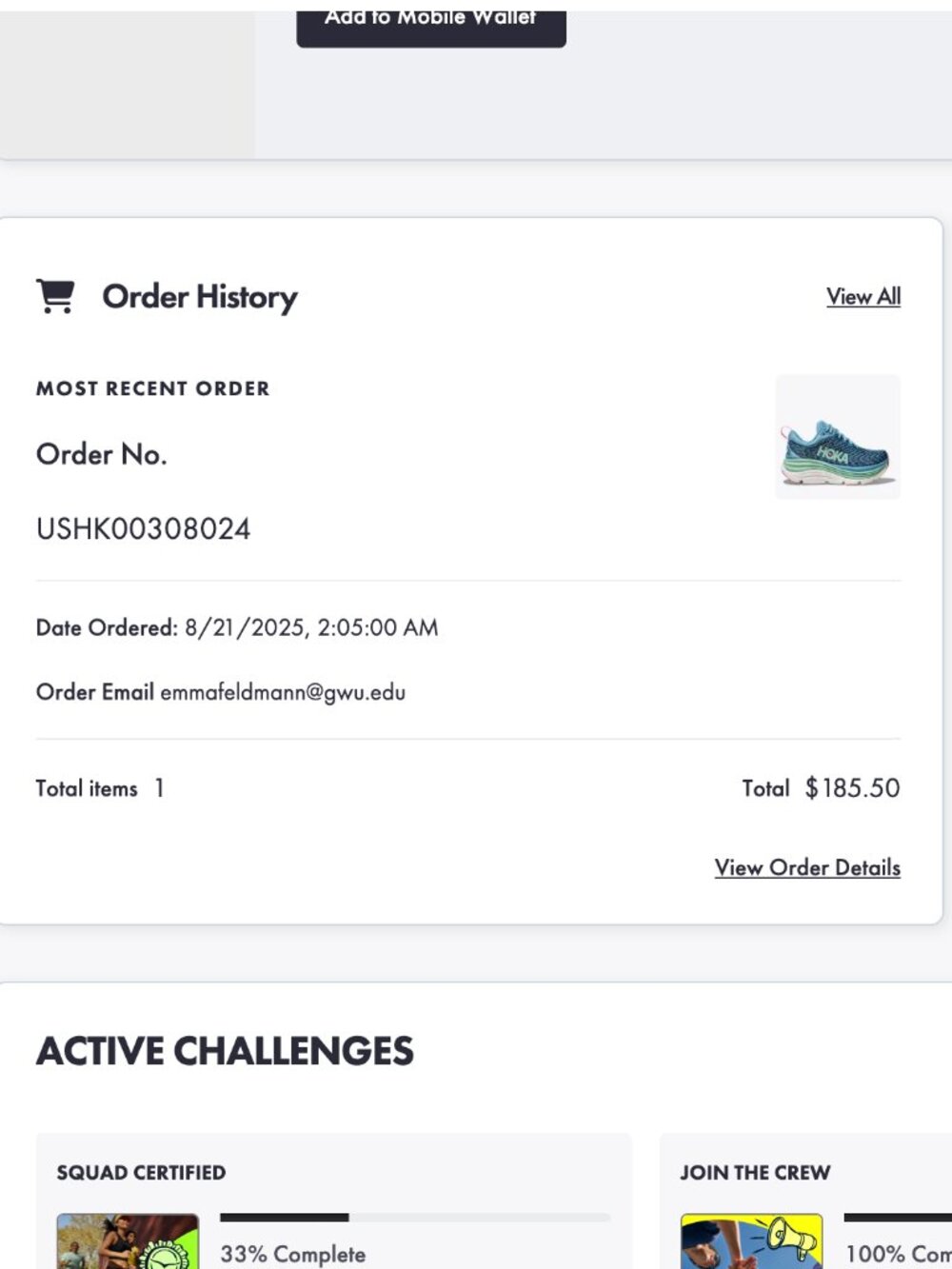 HOKA Women's Gaviota 5 Road Running Shoes in Harbor Mist/Rose Gold Size 7.5 - Picture 11 of 11